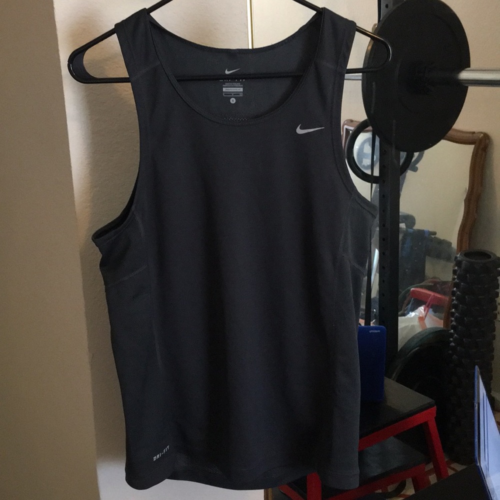 Dark Grey Nike Dri-Fit Tank Top